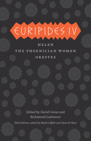 صورة الغلاف: Euripides IV 9780226308951