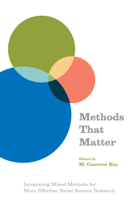 Cover image: Methods That Matter 1st edition 9780226328669