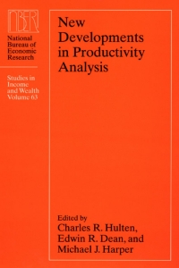 Cover image: New Developments in Productivity Analysis 1st edition 9780226360621