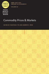 Cover image: Commodity Prices and Markets 1st edition 9780226386898