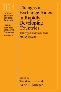 Cover image: Changes in Exchange Rates in Rapidly Developing Countries 1st edition 9780226386737