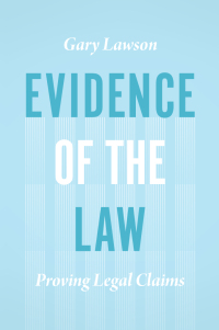 Imagen de portada: Evidence of the Law 1st edition 9780226432052