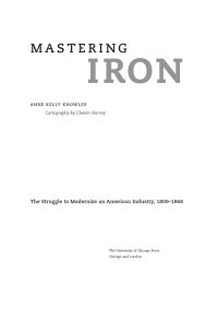 Cover image: Mastering Iron 1st edition 9780226448596