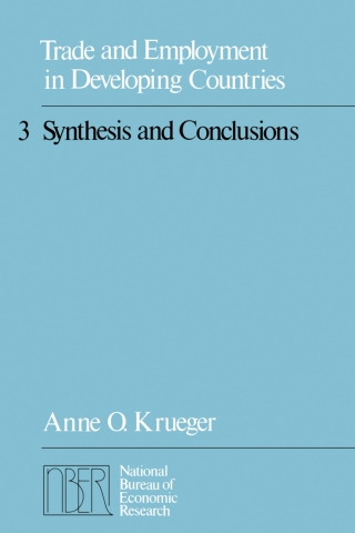 Imagen de portada: Trade and Employment in Developing Countries, Volume 3 1st edition 9780226454955