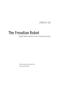 Cover image: The Freudian Robot 1st edition 9780226486826