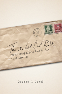 صورة الغلاف: This Is Not Civil Rights 1st edition 9780226494043