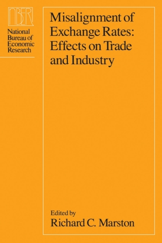 Cover image: Misalignment of Exchange Rates 1st edition 9780226507231