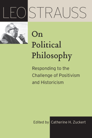 Cover image: Leo Strauss on Political Philosophy 9780226816807