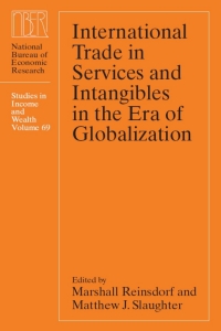 Cover image: International Trade in Services and Intangibles in the Era of Globalization 1st edition 9780226709598