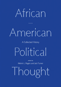 Cover image: African American Political Thought 9780226725918