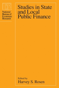 Cover image: Studies in State and Local Public Finance 1st edition 9780226726212