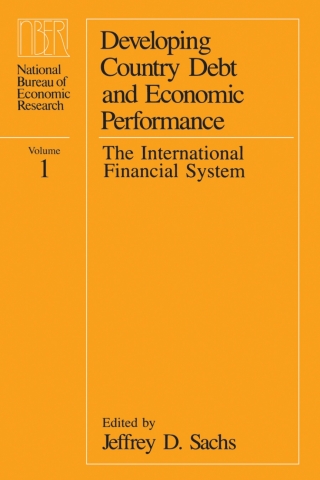 Imagen de portada: Developing Country Debt and Economic Performance, Volume 1 1st edition 9780226733326