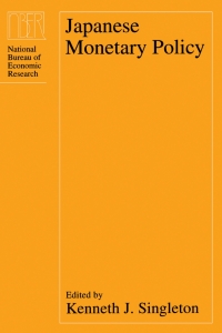صورة الغلاف: Japanese Monetary Policy 1st edition 9780226760667