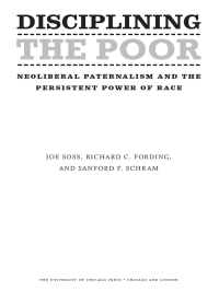 Immagine di copertina: Disciplining the Poor 1st edition 9780226768762