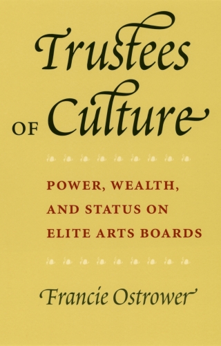 Cover image: Trustees of Culture 9780226639673