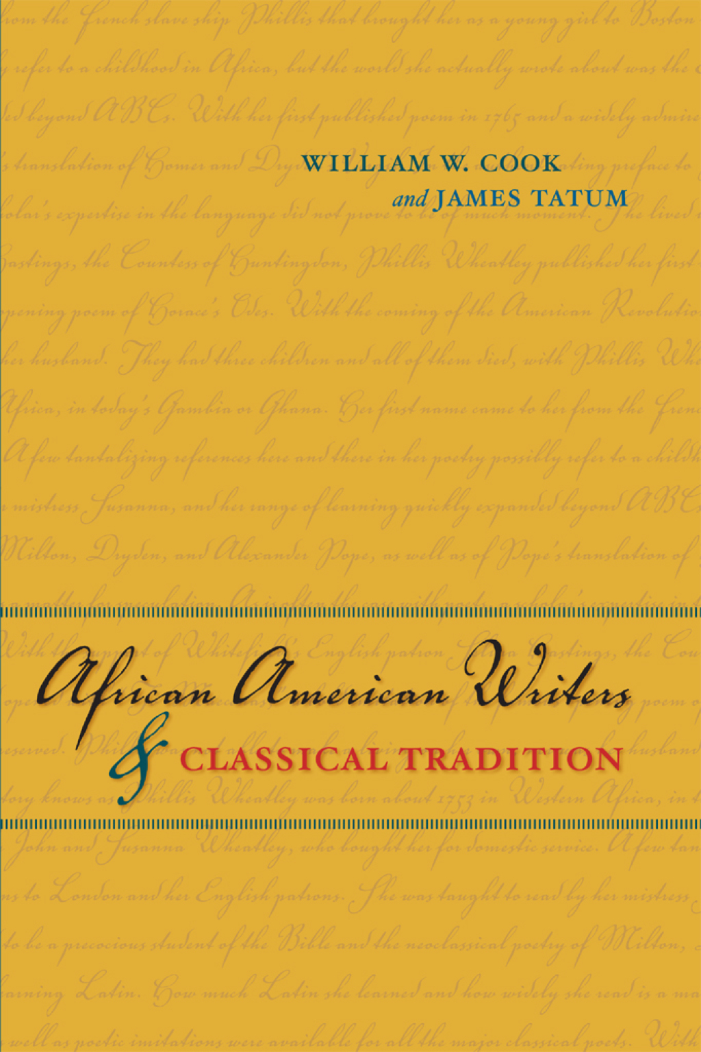 African American Writers and Classical Tradition 1st Edition