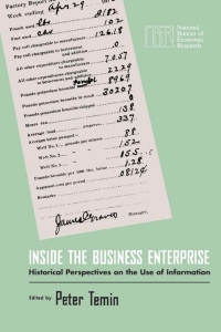 Cover image: Inside the Business Enterprise 1st edition 9780226792026