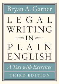 Cover image: Legal Writing in Plain English, Third Edition 9780226816548