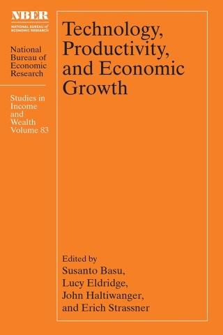 Cover image: Technology, Productivity, and Economic Growth 9780226839080