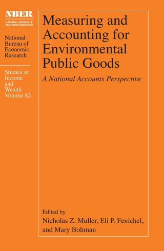 Cover image: Measuring and Accounting for Environmental Public Goods 9780226839356