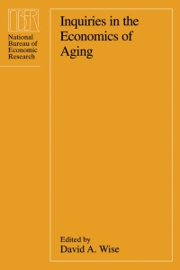 Imagen de portada: Inquiries in the Economics of Aging 1st edition 9780226903033
