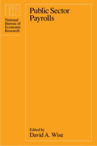 Cover image: Public Sector Payrolls 1st edition 9780226902913