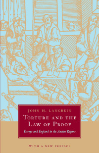 Titelbild: Torture and the Law of Proof 1st edition 9780226468945