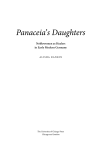Cover image: Panaceia's Daughters 1st edition 9780226925387