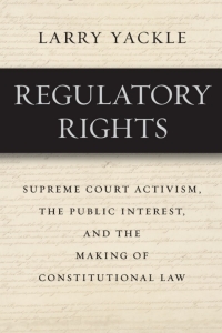 Cover image: Regulatory Rights 1st edition 9780226944715