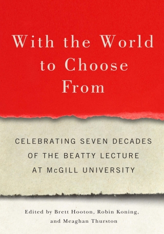 Cover image: With the World to Choose From 9780228008002
