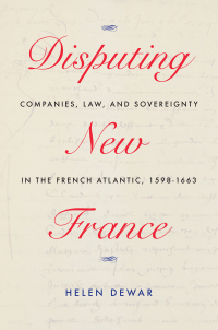 Cover image: Disputing New France 9780228008217