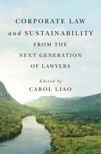 Imagen de portada: Corporate Law and Sustainability from the Next Generation of Lawyers 9780228011323