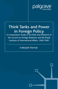 Cover image: Think Tanks and Power in Foreign Policy 9781403921031
