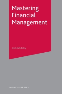 Imagen de portada: Mastering Financial Management 1st edition 9781403913364