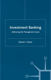 Cover image: Investment Banking 9781403901446