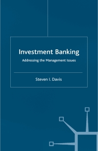 Immagine di copertina: Investment Banking 9781403901446