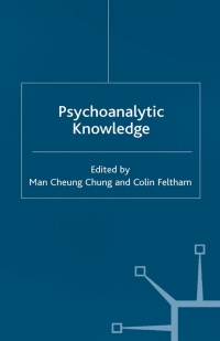 Cover image: Psychoanalytic Knowledge 1st edition 9781349429950