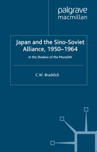 Titelbild: Japan and the Sino-Soviet Alliance, 1950-1964 9781403917782