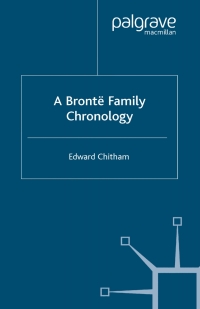 Imagen de portada: A Bronte Family Chronology 9781403901125