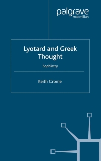Cover image: Lyotard and Greek Thought 9781403912381