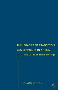 Imagen de portada: The Legacies of Transition Governments in Africa 9780230613904