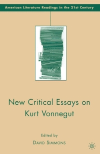 Imagen de portada: New Critical Essays on Kurt Vonnegut 9780230616271