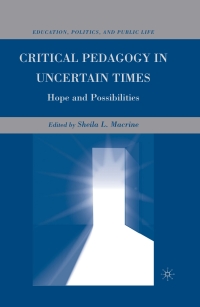 Immagine di copertina: Critical Pedagogy in Uncertain Times 9780230613201