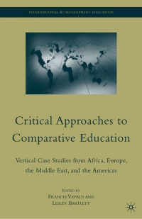 Imagen de portada: Critical Approaches to Comparative Education 9780230615977