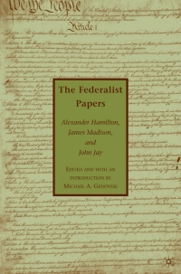 Omslagafbeelding: The Federalist Papers 9780230621909