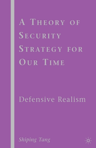 Cover image: A Theory of Security Strategy for Our Time 9780230623132