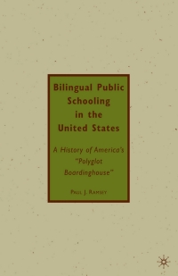 Cover image: Bilingual Public Schooling in the United States 9781349381111