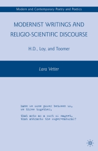 Cover image: Modernist Writings and Religio-scientific Discourse 9780230621220