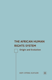 Cover image: The African Human Rights System 9780230605053