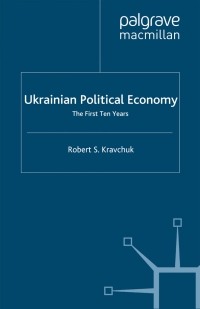 Titelbild: Ukrainian Political Economy 9780312210342